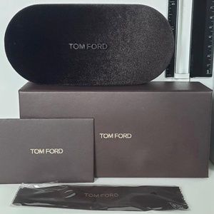 Tom Ford Large Brown Velvet Sunglass case